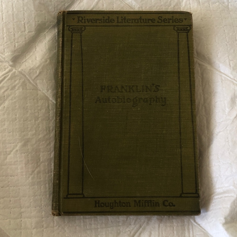 FRANKLIN’S Autobiography Hardcover Book